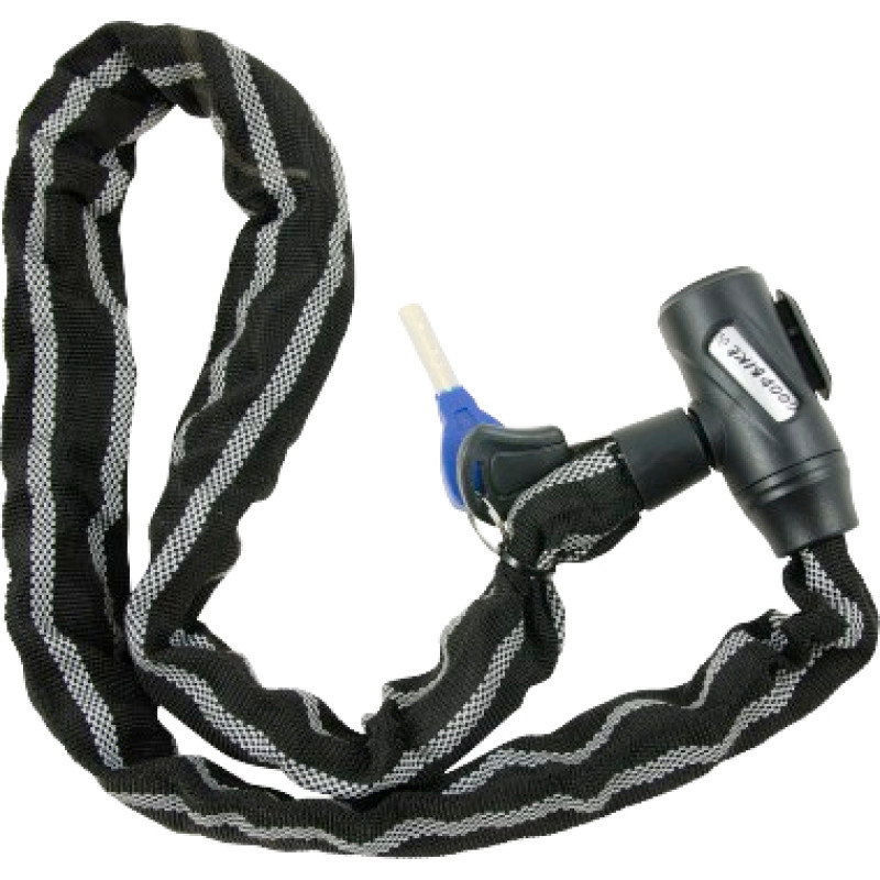 Bottari Lock "PREMIUM SECURITY", &Oslash;5x1000mm, black with reflector