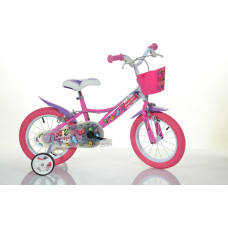 Bimbo Bike Children's bicycle Bimbo Bike 16'' "BUTTERFLY", pink/white