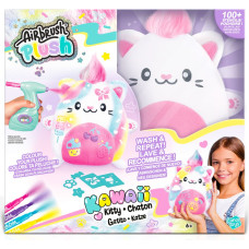 Airbrush PLUSH plush with airbrush Kawaii Kitty, 25 cm