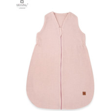 Miminu KIECZMERSKI Śpiworek letni AVI MUŚLIN bawełna 100% 3-12m, 0,5-1TOG pudrowy r&oacute;ż