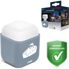 Reer 2in1 SleepLight portable night light, grey/blue