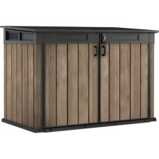 Keter Deco Horizontal Shed Gartenschuppen, Eschenholzton