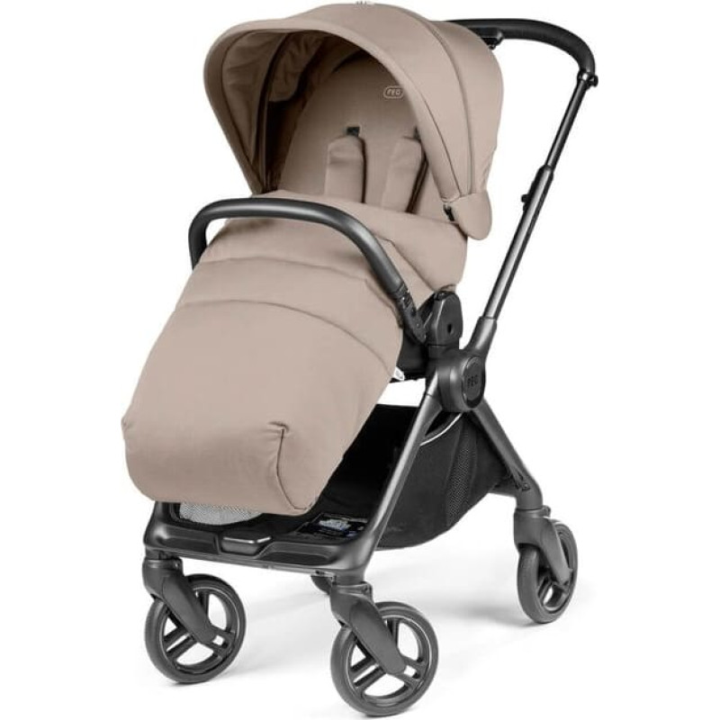 Peg-Perego Switch DESERT Kinderwagen mit Schwenkschieber und Fußsack