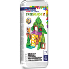 Magna-Tiles Micromags magnet constructor travel set Treehouse, 24 pcs