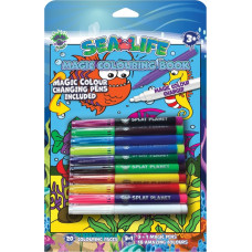Splat Planet magic colouring book SEA LIFE