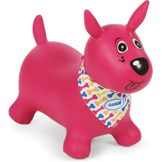 Ludi bouncing toy, pink dog