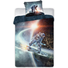 BEDDING SET COSMOS 002 140X200+70X90 COTTON.