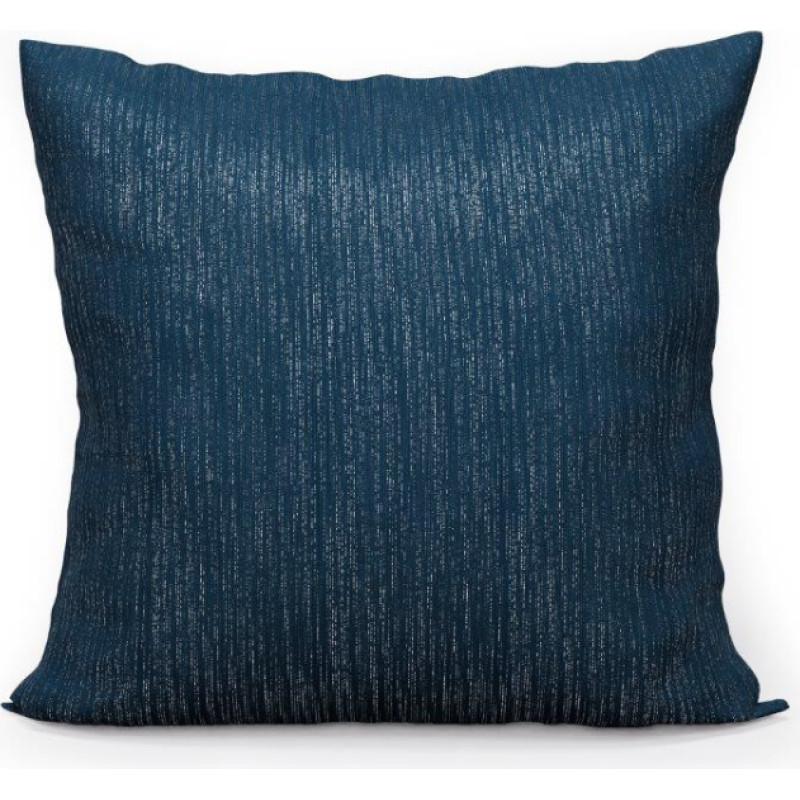 CUSHION COVER 40X40CM P4040GN NAVY BLUE WITH SILVER THREAD