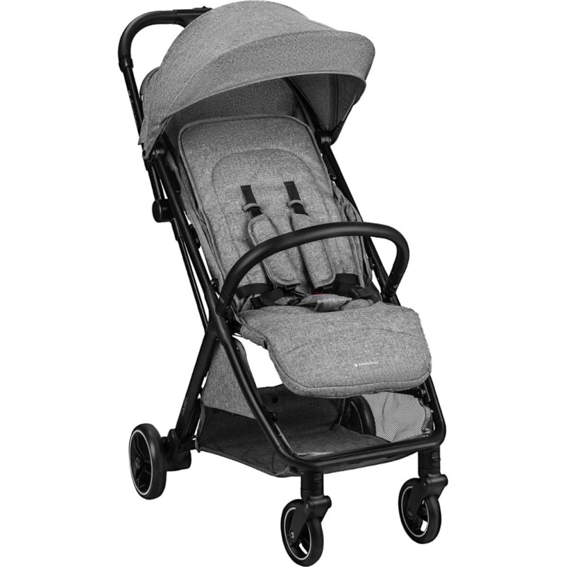 KIKKABOO Automatisch faltbarer Kinderwagen Lauren Dark Grey