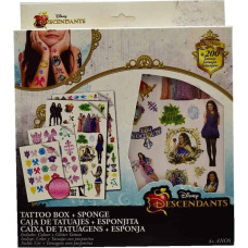 HIPO 91845 Temporäre Tattoos mit Schwamm DISNEY DESCENDANTS