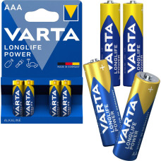 VARTA Alkaline-Batterie LR03/AAA 4 Stück