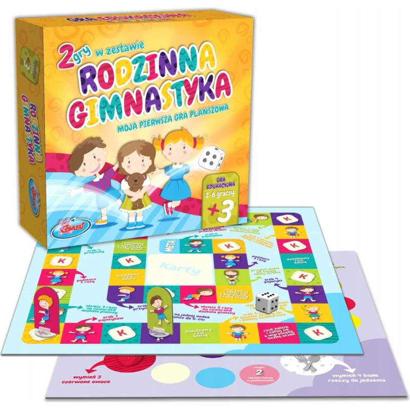 Familienspiel GYMNASTIK, BUNT