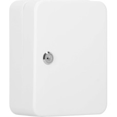 Springos Key box with tags, metal safe Springos HA5028, white case