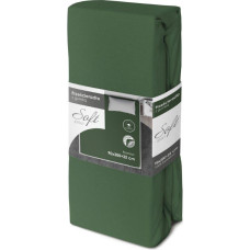 PRZEŚCIERADŁO SOFT 90X200+25 JERSEY GUMKA ZIELONY BAW.