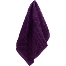 RĘCZNIK RELIEF 30X50 ŚLIWKOWY BAW. 500G.