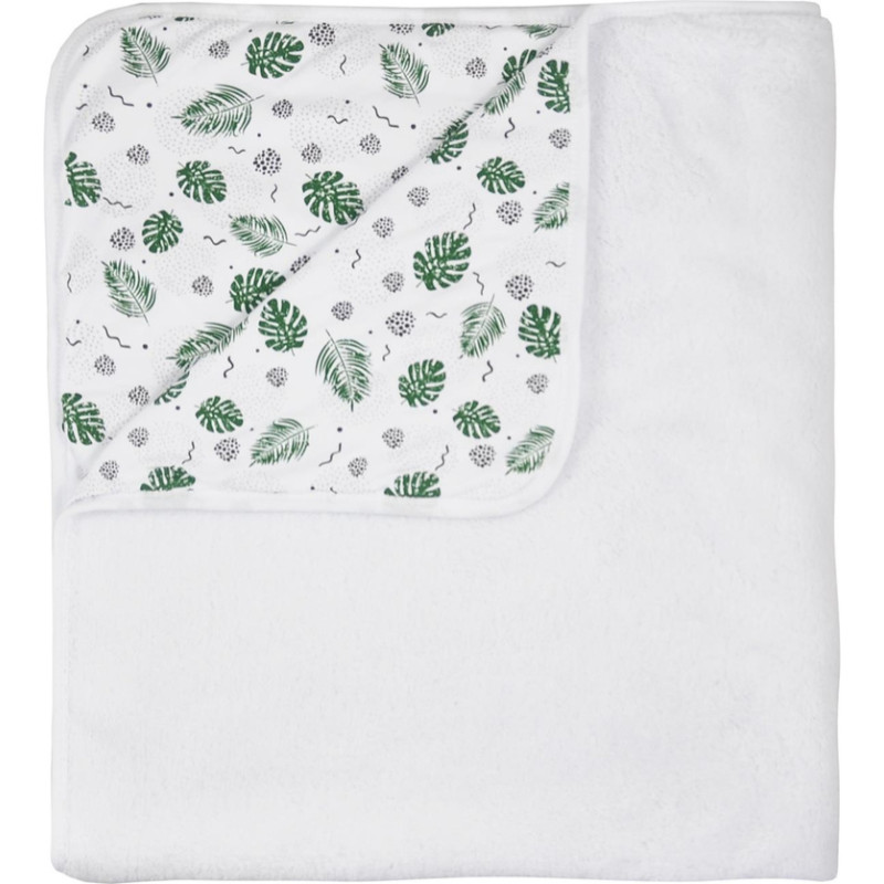 Koala Baby Babydecke 09-472, beidseitig, MONSTERA, Größe 110×90 cm