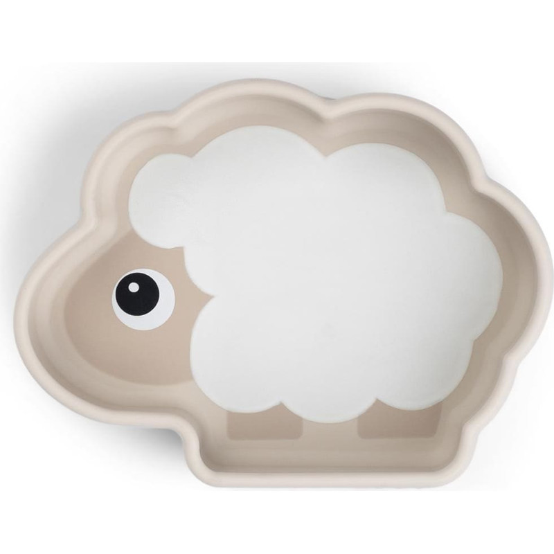 Done By Deer silicone Stick&Stay bowl Sheepy Sand