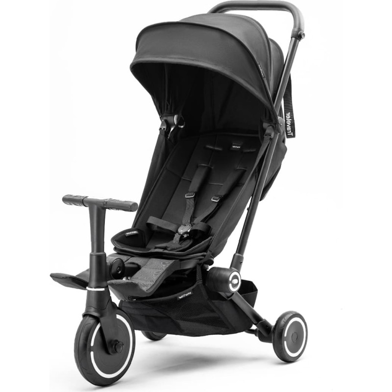 SmarTrike Traveler Dreirad-Kinderwagen, schwarz