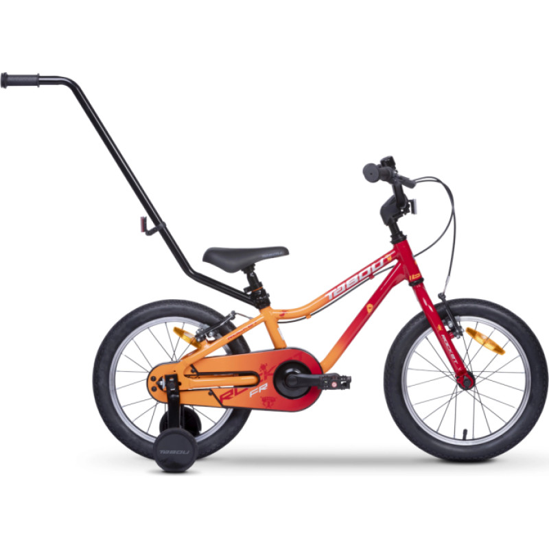 TABOU Kinderfahrrad Rocket FR (2025), 16", rot-gelb