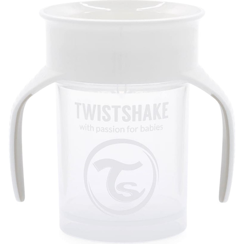 Twistshake 360 Cup 6+m White 78931