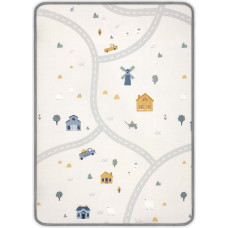Milly Mally aufrollbare Schaumstoff-Spielmatte Kinder Bear and Farm