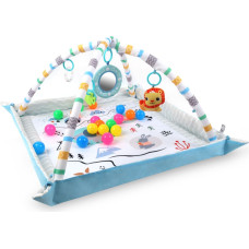 Milly Mally 6147 TinyMini JL656-2A Lern- und Spielmatte 2-in-1 „Spaß in den Bergen“