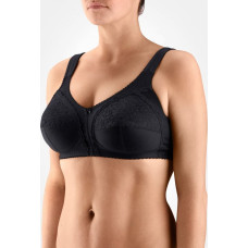 Tonus Elast 0407-02 Sofija Elastic medical-rehabilitation bra Black N5 (D95)