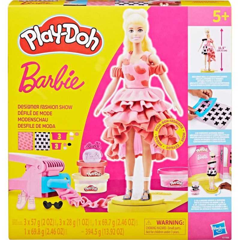 Hasbro Play Doh PLAY-DOH Rotaļu komplekts Barbie modes skate