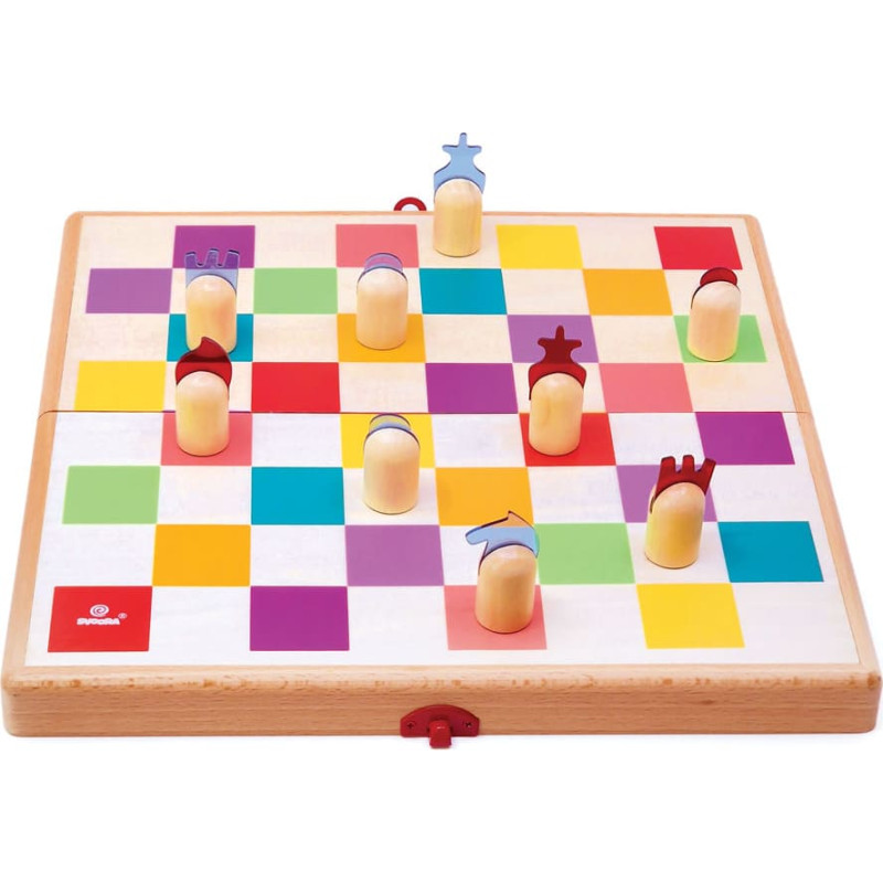 Svoora chess, checkers and backgammon set