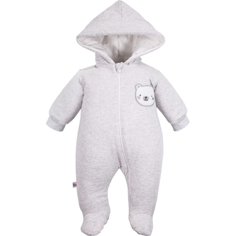 Ubranka EWA 978718 RUN&FUN Kombinezon ocieplany szary chłop.56