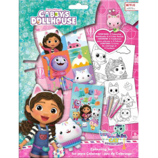 Kids Euroswan - Akcesoria Licencyjne COLOURING SET WITH STICKER - GABBYS