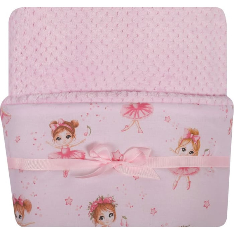 Duet Baby Balnket - 665 - SOFT& COTTON - size: 80x90 - PINK