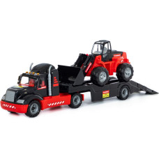 Polesie Mammoet Torpedo car trailer + tractor 84 cm 57006