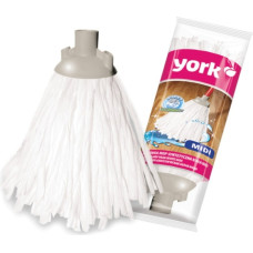 York Sintētiskā mop galva MIDI balta