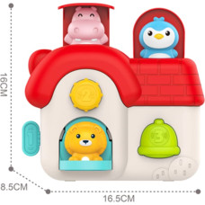 Woopie BABY 59370 Interaktywny domek Pop-Up zwierzątka