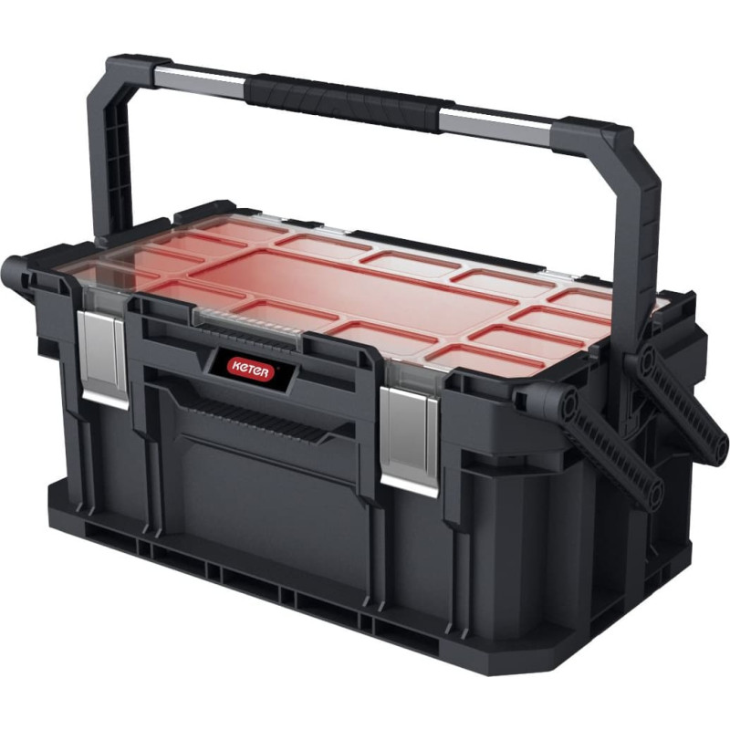 Keter Diy Instrumentu kaste Connect Cantilever Toolbox 22" 56,5x31,7x25,1cm