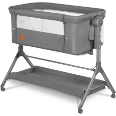 Lionelo Beistellbett für Babys Leonie Plus Grey Stone