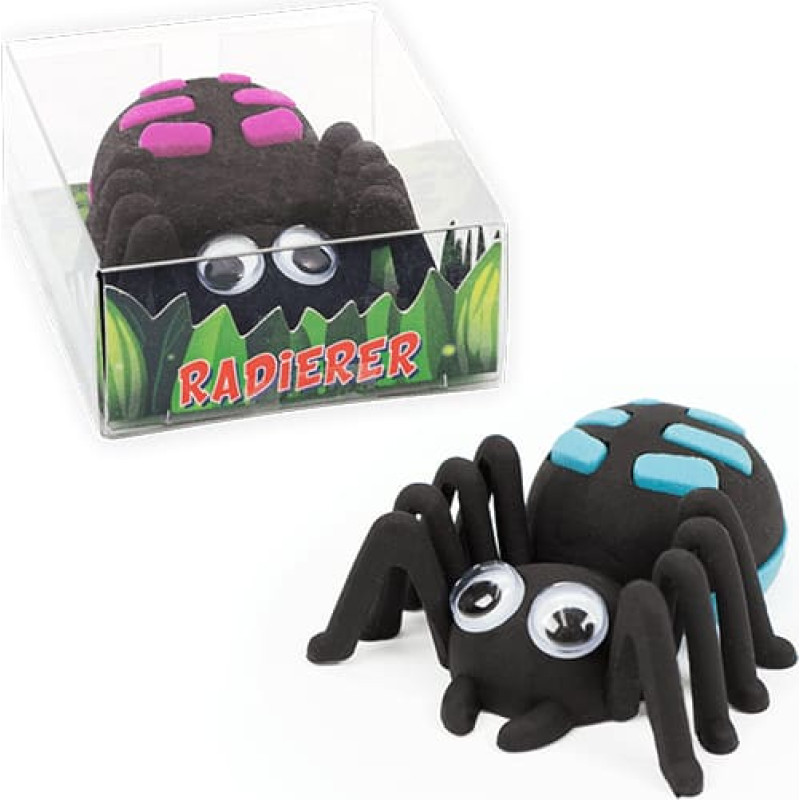 Trendhaus Eraser - Spider with googly eyes (1 pc., 4 designs)