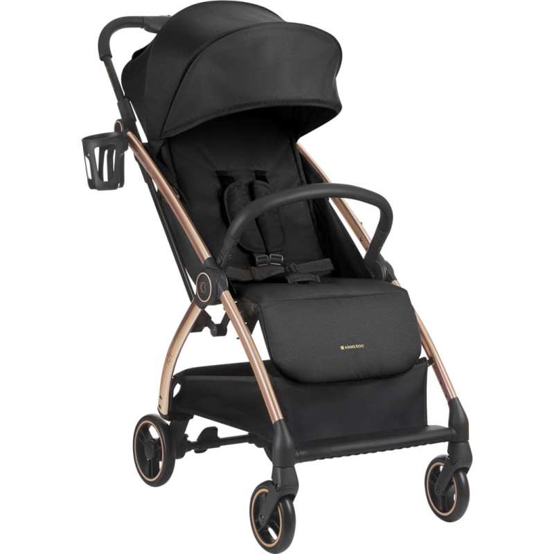 Kikkaboo Kinderwagen mit automatischem Faltmechanismus Joy Black