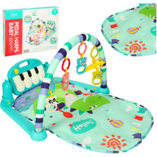 Lernspiel-Klavier-Spielmatte für Babys mit Rasseln