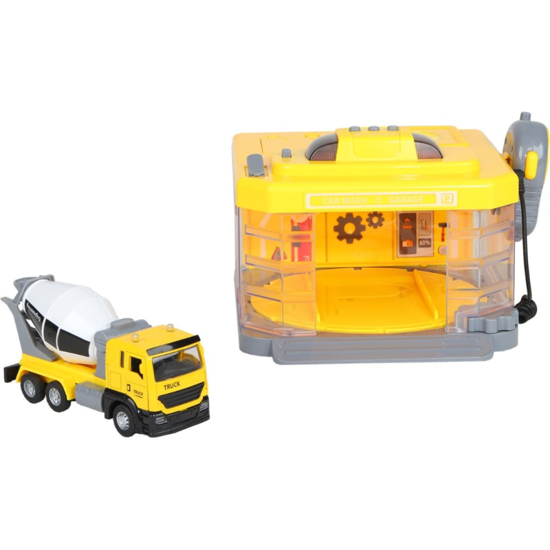 Autopesula-garaaz seguautoga, kollane