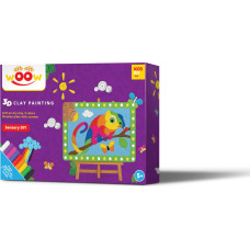 Kids Do 3D Clay painting. CHAMELEON