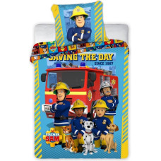 BEDDING SET FIREMAN SAM 052 100X135+40X60 COTTON.MAT.