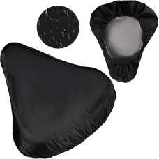 Springos Waterproof bicycle saddle cover Springos BA0083 black