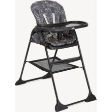 Joie highchair Mimzy Snacker ABC Charcoal
