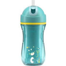 Chicco 180738 THERMAL MUG 266ML STRAW 14+ TURQUOISE