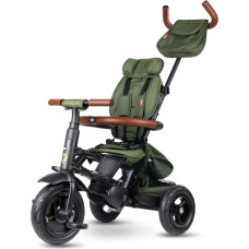 Qplay Rowerek Tr&oacute;jkołowy Rito Deluxe Rubber Olive