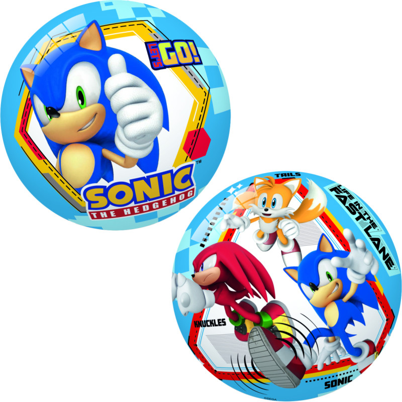 PIŁKA GUMOWA LICENCYJNA SONIC