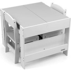 Milly Mally Möbelset – Tisch und zwei Stühle Sven Plus White