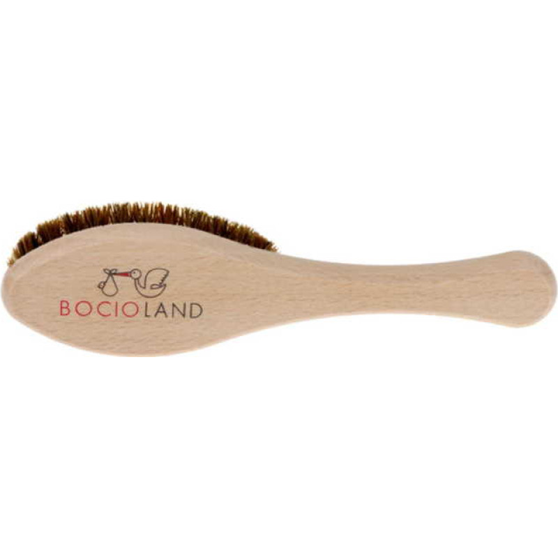 BOCIOLAND 2506 Holzbürste mit Rosshaar-Borsten — elliptisch, BL250